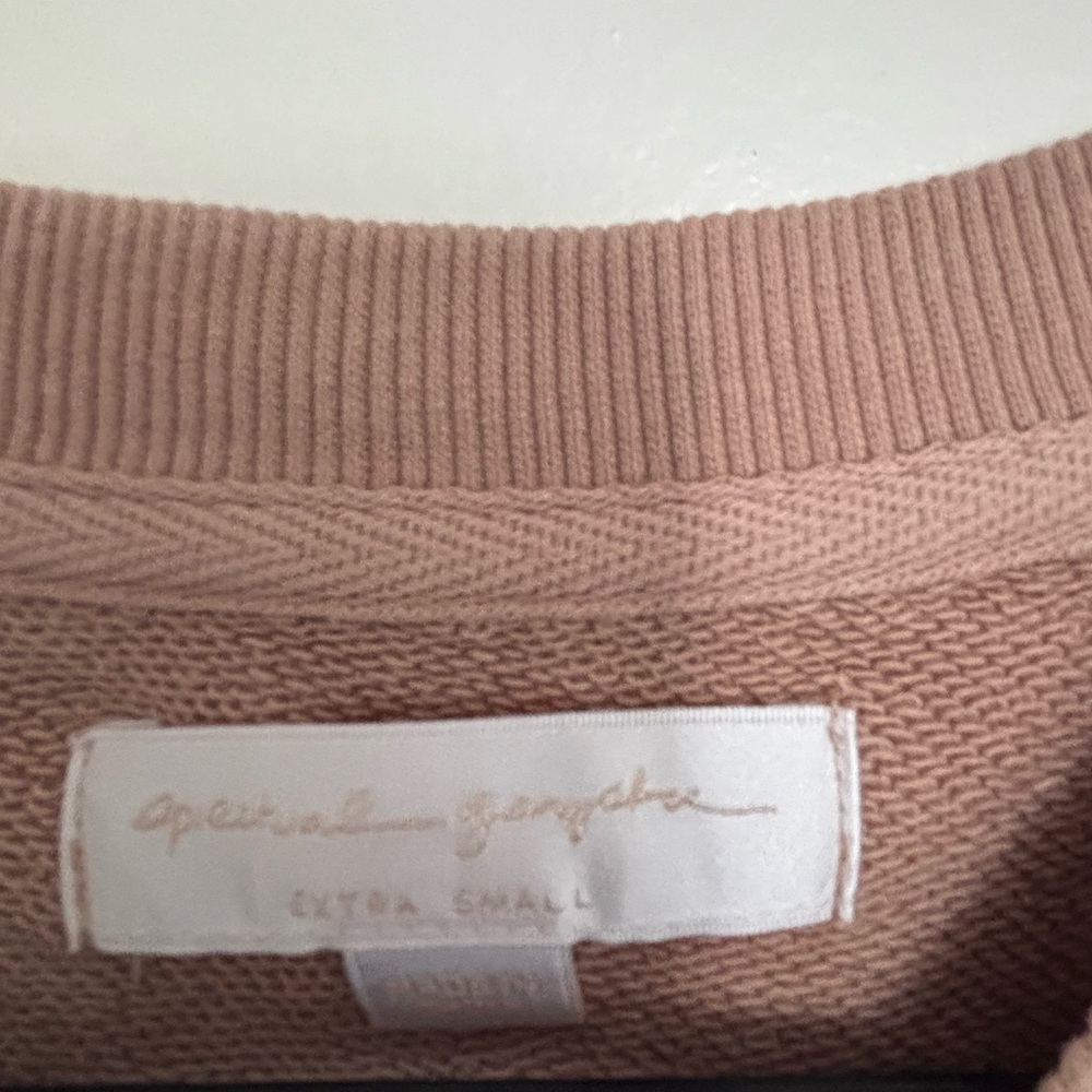 Spiritual Gangster Tan and‎ Pink Amore Art Sweatshirt s - Picture 4 of 7